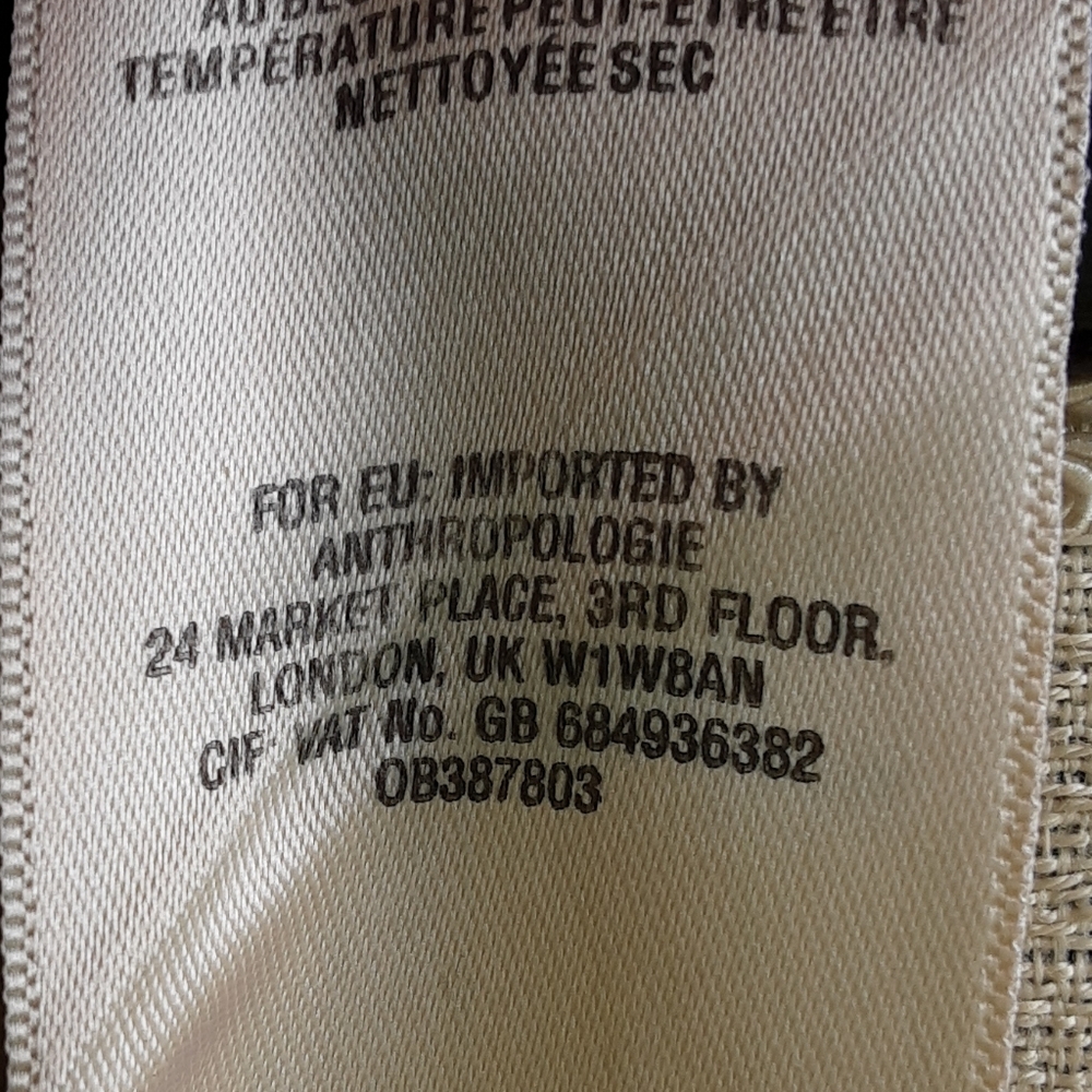 Anthropologie Floreat Sunglow Embroidered Detail Caftan Kimino Top. - Picture 12 of 14
